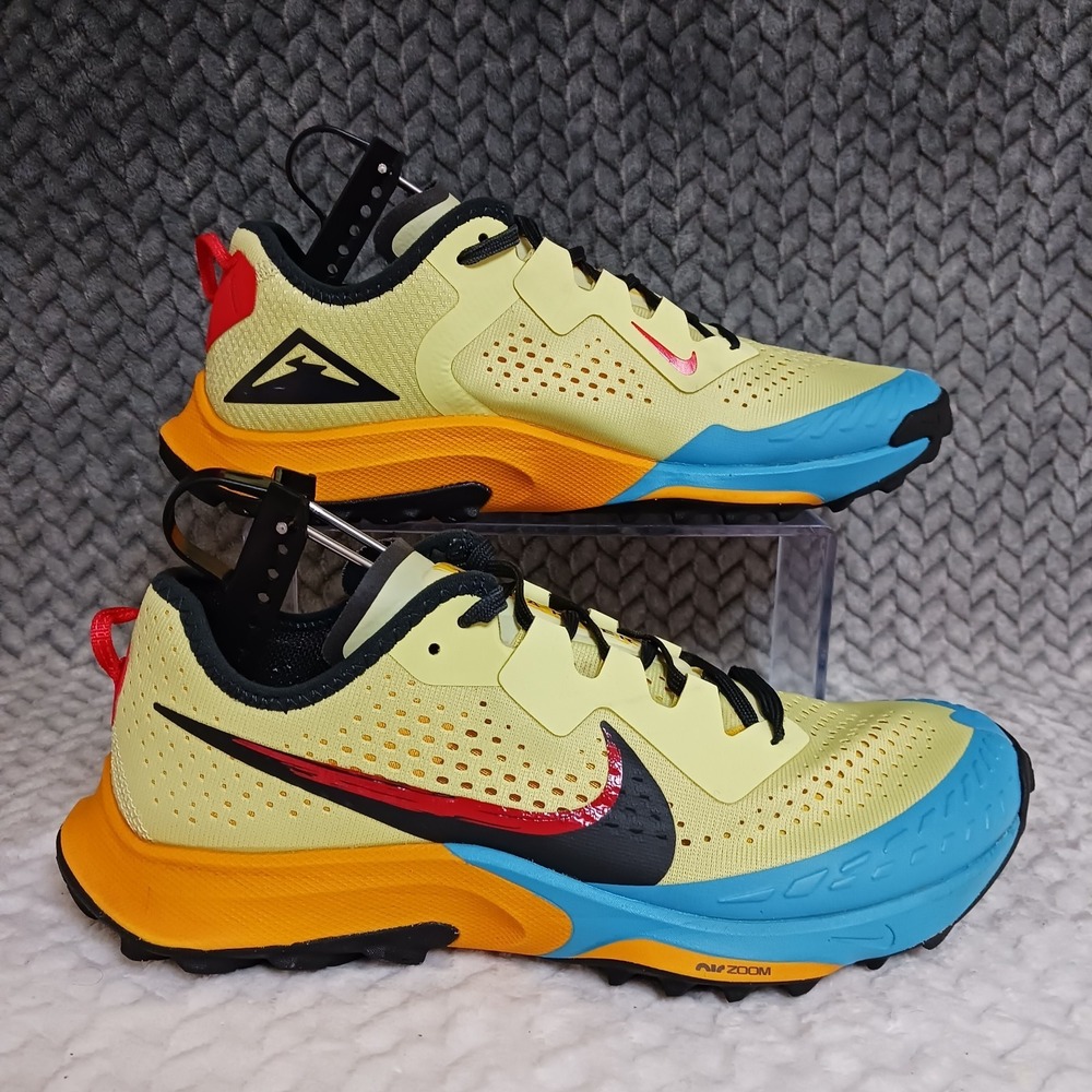 Nike Air Zoom Terra Kiger 7 Limelight Laser Blue Men's Trail Running Shoes Sz 8